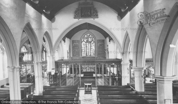 Photo of Chew Magna, St Andrew's Church, Interior c.1955