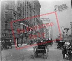 Michigan Avenue And Auditorium Hotel c.1910, Chicago