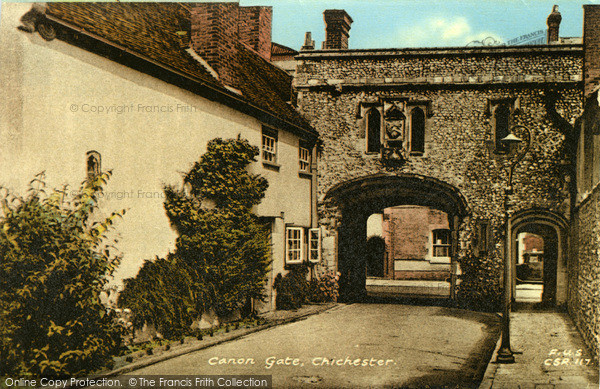 Photo of Chichester, Canon Gate c.1960