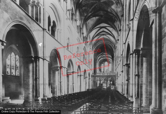 Photo of Chichester, Cathedral, Nave East 1892