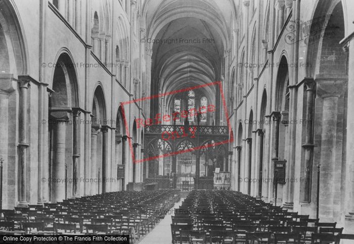 Photo of Chichester, Cathedral, Nave East 1906