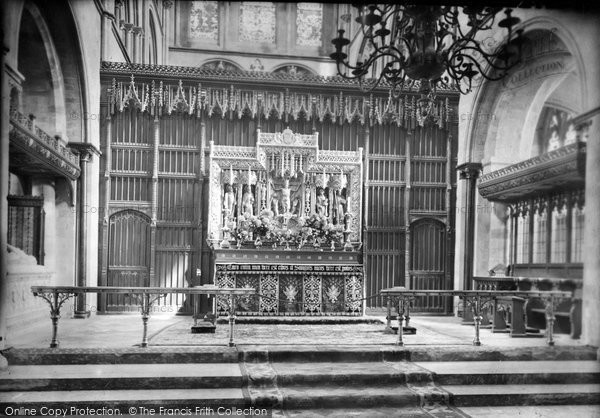 Photo of Chichester, Cathedral Reredos 1923