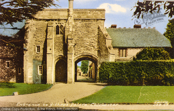 Photo of Chichester, Entrance To Bishops Palace c.1960
