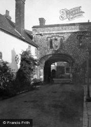 Gatehouse To Bishop's Palace, Canon Lane c.1950, Chichester
