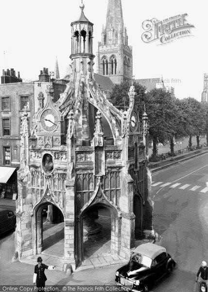 Photo of Chichester, Market Cross And The Cathedral c.1960