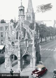 Market Cross And The Cathedral c.1960, Chichester