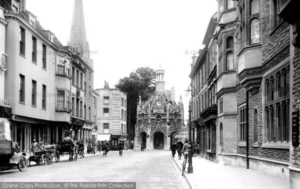 Photo of Chichester, Market Cross From East Street 1923