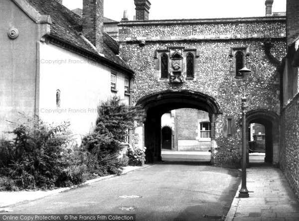 Photo of Chichester, Old Gateway c.1955