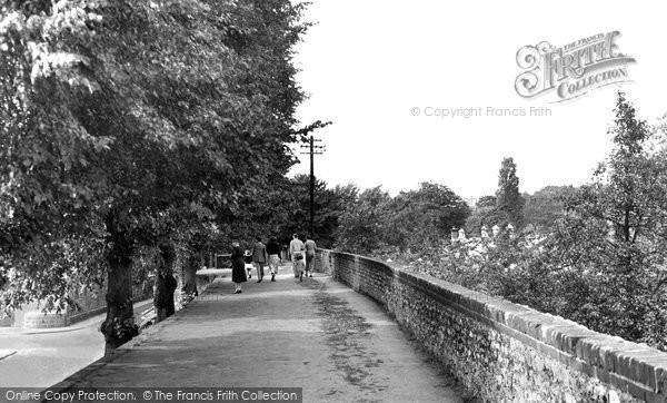 Photo of Chichester, The City Walls c.1955