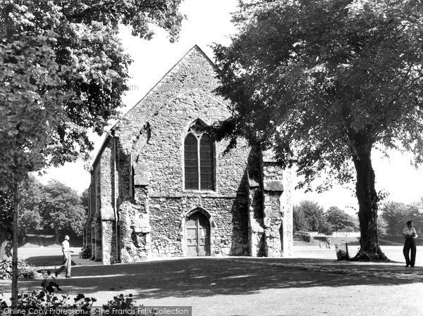 Photo of Chichester, The Greyfriars, Priory Park c.1955