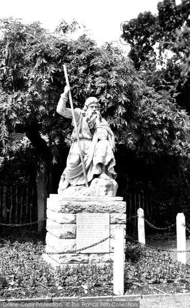 Photo of Chichester, The Statue Of 'moses' In Priory Park c.1960