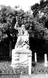 The Statue Of 'moses' In Priory Park c.1960, Chichester