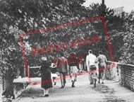 Walking Along The City Walls c.1955, Chichester