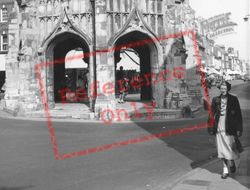 Walking By The Market Cross c.1960, Chichester