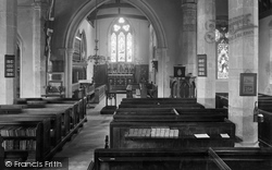 Church Interior 1934, Chiddingfold