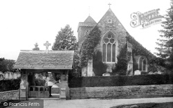 St Mary's Church And Lychgate 1898, Chiddingfold