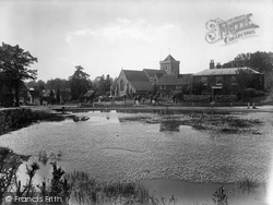 St Mary's Church And Pond 1933, Chiddingfold