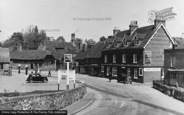 Photo of Chiddingfold, Swan Corner c.1955
