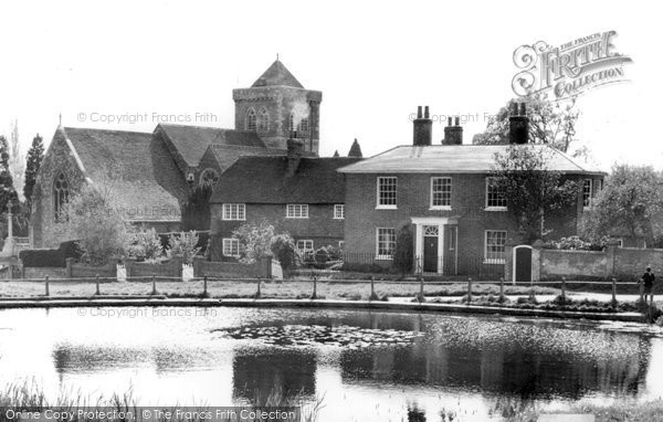 Photo of Chiddingfold, The Pond And St Mary's Church c.1960