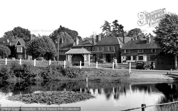 Photo of Chiddingfold, The Pond And Village c.1955