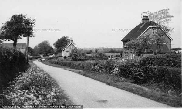 Photo of Chiddingly, The Village And Place Farm c.1955