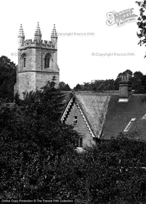 Photo of Chiddingstone, St Mary's Church And School 1891