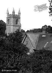 St Mary's Church And School 1891, Chiddingstone
