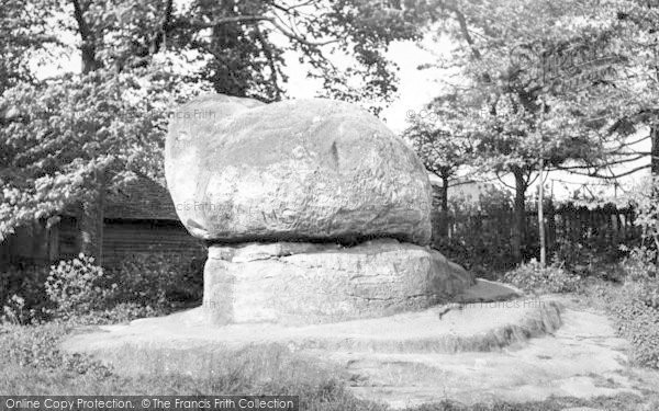 Photo of Chiddingstone, The Chiding Stone c.1960