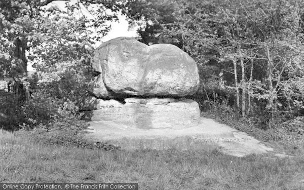 Photo of Chiddingstone, The Chiding Stone c.1960