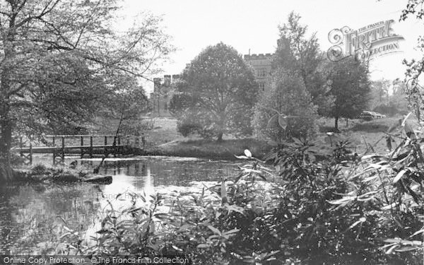 Photo of Chiddingstone, The Lake c.1955