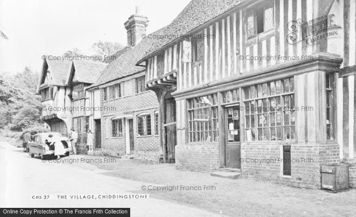 Photo of Chiddingstone, The Village c.1955