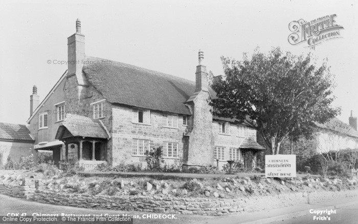 Photo of Chideock, Chimneys Restaurant And Guest House c.1955