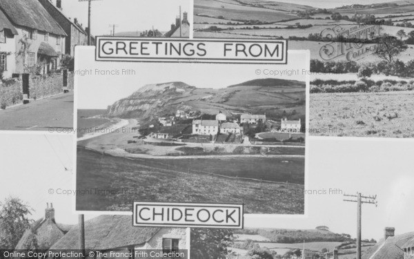 Photo of Chideock, Composite c.1955