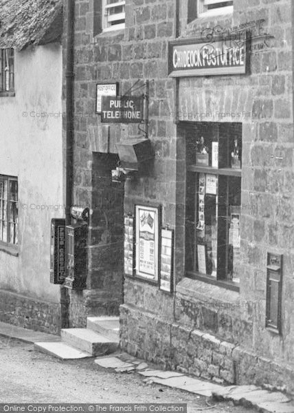 Photo of Chideock, Post Office 1930