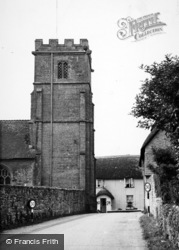 The Church And Clock House Hotel c.1960, Chideock
