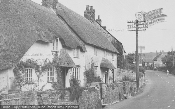 Photo of Chideock, The Village c.1950