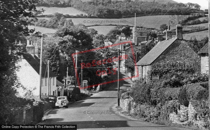 Photo of Chideock, The Village c.1955