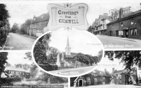 Photo of Chigwell, Composite c.1925
