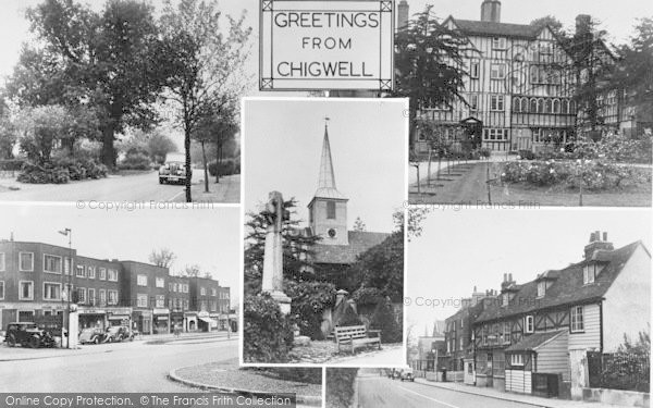 Photo of Chigwell, Composite c.1955