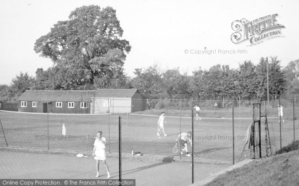 Photo of Chigwell, Grange Farm Centre Tennis Courts c.1955