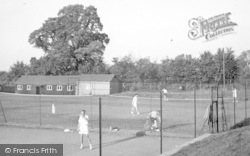 Grange Farm Centre Tennis Courts c.1955, Chigwell