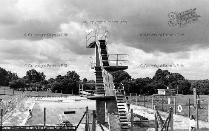 Photo of Chigwell, Grange Farm Centre, The Swimming Pool 1965