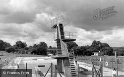 Grange Farm Centre, The Swimming Pool 1965, Chigwell