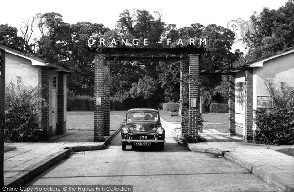 Photo of Chigwell, Main Entrance Grange Farm Centre c.1965