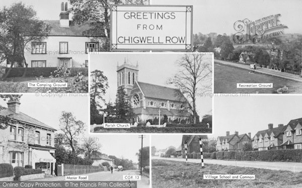 Photo of Chigwell Row, Composite c.1955