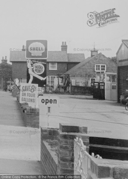 Photo of Chigwell Row, Filling Station On Main Road c.1965