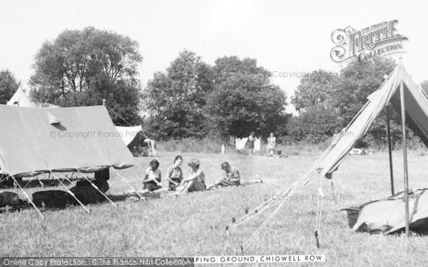 Photo of Chigwell Row, Girl Guides Assoc Camping Ground c.1955