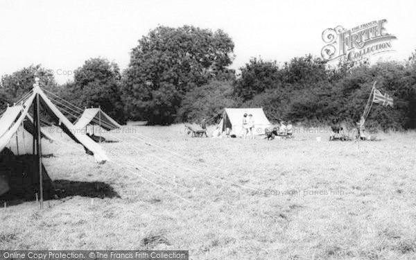 Photo of Chigwell Row, Girl Guides Camping Field c.1965