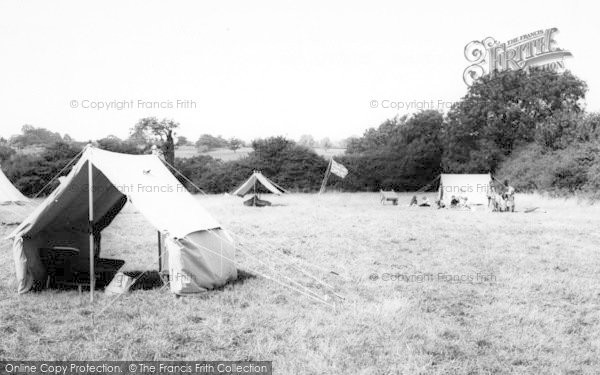 Photo of Chigwell Row, Girl Guides Camping Field c.1965