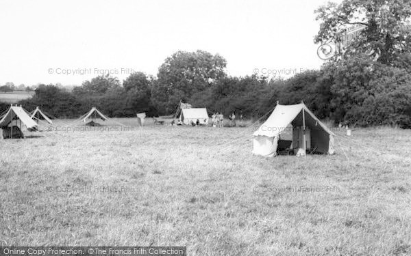 Photo of Chigwell Row, Girl Guides Camping Field c.1965
